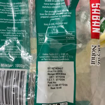 BİM Marketten Alınan Nohut Paketinde Böcek Sorunu