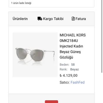 Michael Kors Cayma Süremde Fashfed Yanlış Gönderdiği Ürünü Aylardır İade Etmiyor
