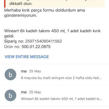 Jumbo Kırık Parça Tedariği Yapmıyor