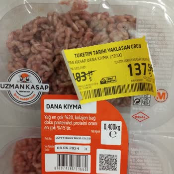 Migros'ta Bozuk Kıymalar.