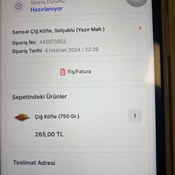 Migros Uygulaması Yemek Kısmı Siparişimi İptal Edemiyor!