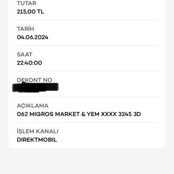 Migros Uygulaması Yemek Kısmı Siparişimi İptal Edemiyor!