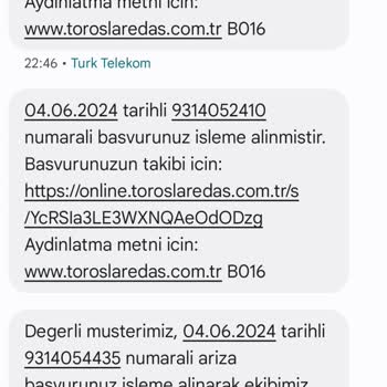 Enerjisa Toroslar Elektrik Perakende Uzan Saat Enerji Kesintisi, Ekip Gelmemesi