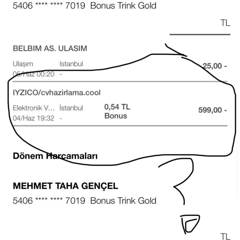 Cvhazirlama.cool Onaysız İşlem Nedeniyle Para İadesi Talebi