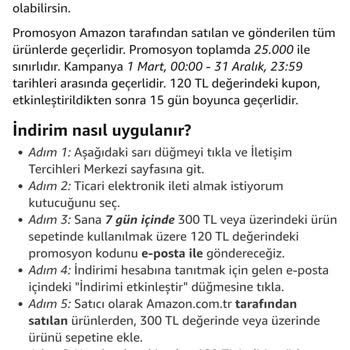 Amazon'un İletişim İzni Promosyonu Eziyeti!
