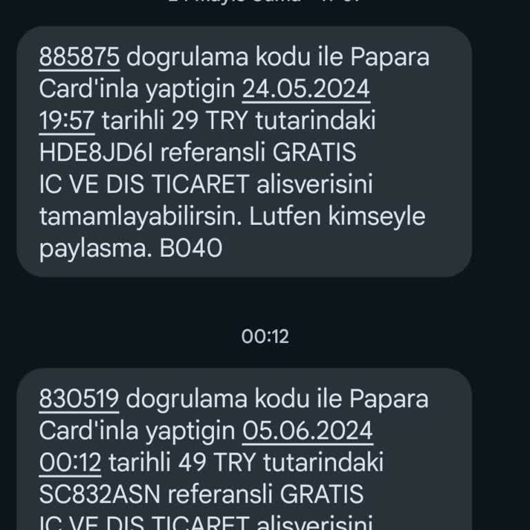 Gratis Karttan Para Çekildi Ancak Siparişim Görünmüyor