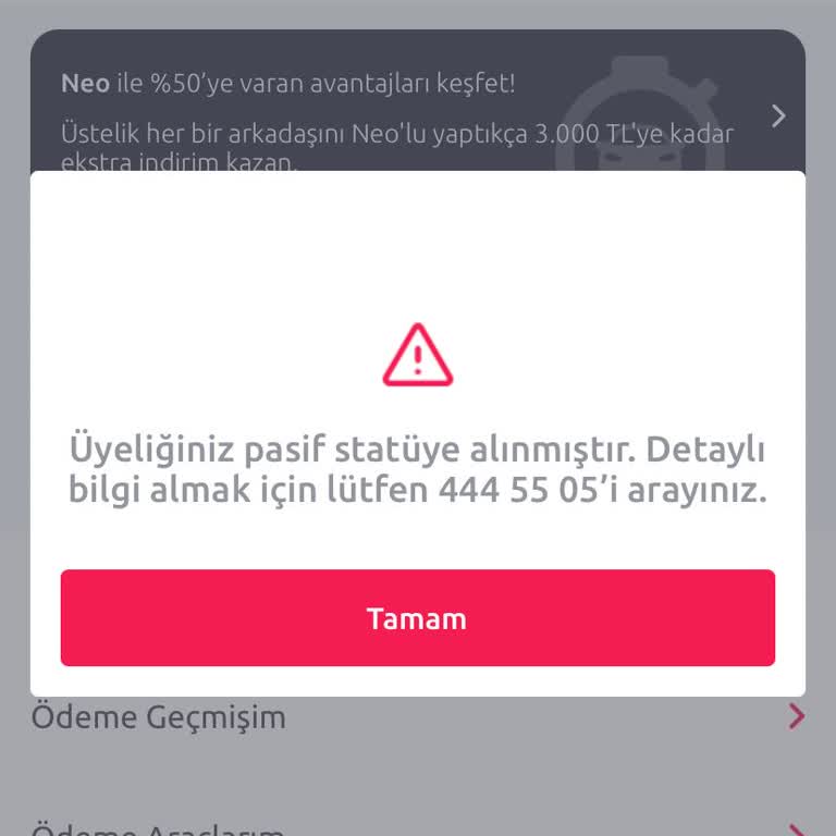 Tiktak Kirala Hesabımın Durduk Yere Pasif Hale Getirilmesi!