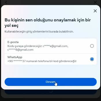 Facebook Şifremi Değiştiremiyorum.
