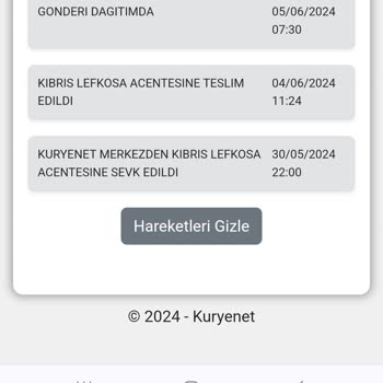 Kuryenet Adrese Teslimat Yapmadı