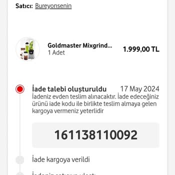 Vodafone Her Şey Yanımda Para İadesi Yapılmadı Hala Bekletiyorlar