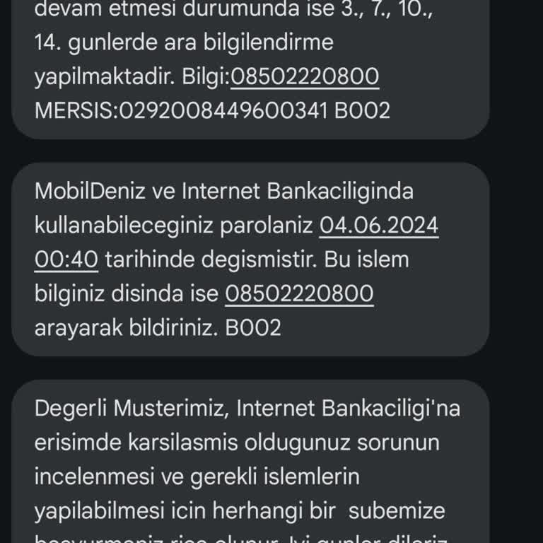 Denizbank Hesap Blokesi Ve Engeli