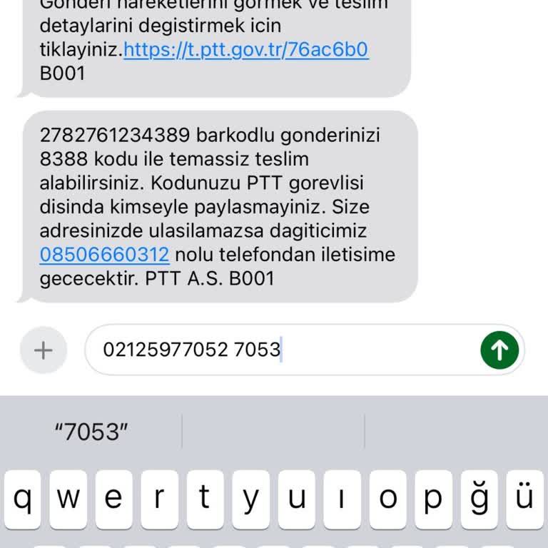 Porland Kargom Başkasına Teslim Edilmiş Ulaşamıyorum Mağdurum Şu An.