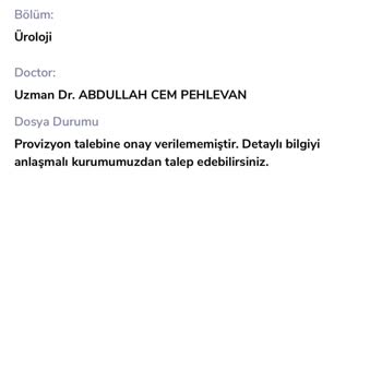 Anadolu Sigorta Ameliyat Ücretim Karşılanmıyor