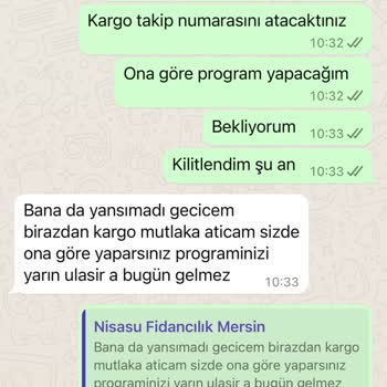 Nisasu Fidancılık ve Peyzaj Nisasu Fidancılık & Peyzaj Mağdur Eden Firma.!