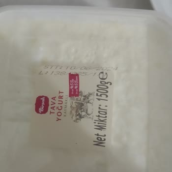Birşah Yeni Alınan Yoğurtta Küf Çıkması