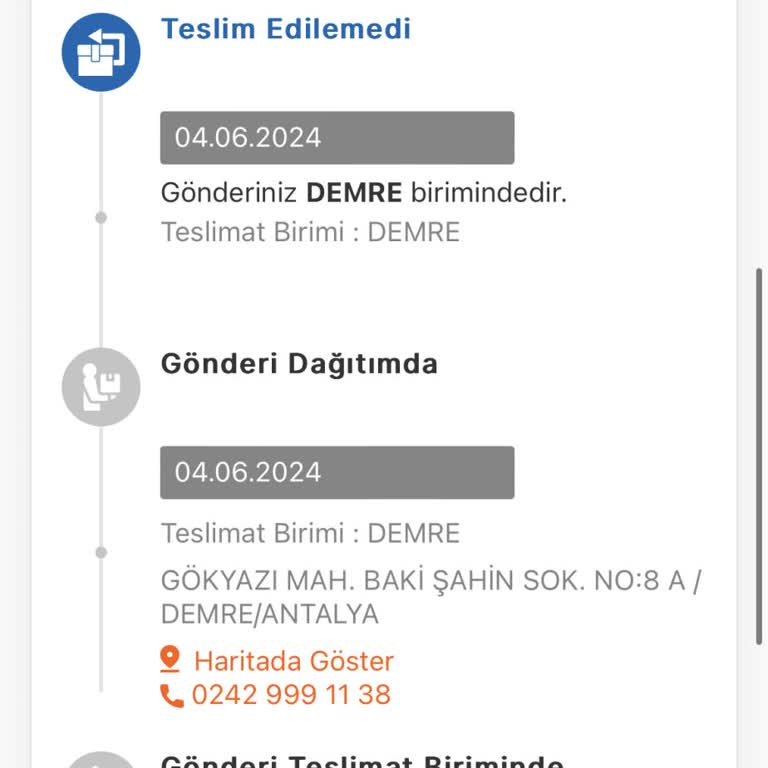 MNG Kargo Demre Şubesi, Getirmeden Aramadan Teslim Edilemedi Yazdı