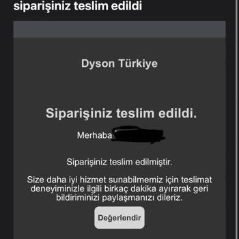 Dyson Hava Temizleyici 2 Haftada Bozuldu Değişim Yapmıyorlar