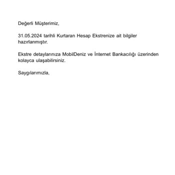 Denizbank Hatalı Mail Adresi