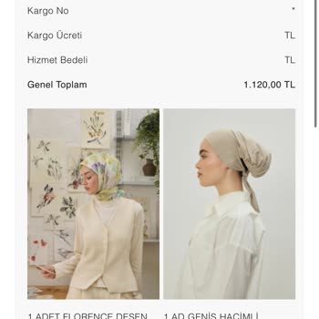 Fresh Scarfs 72 TL İade Kargo Ücreti Kesiyor, Boneleri İade Almıyor