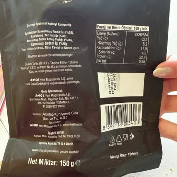 Çerezya Paketinden Yabancı Madde Çıktı