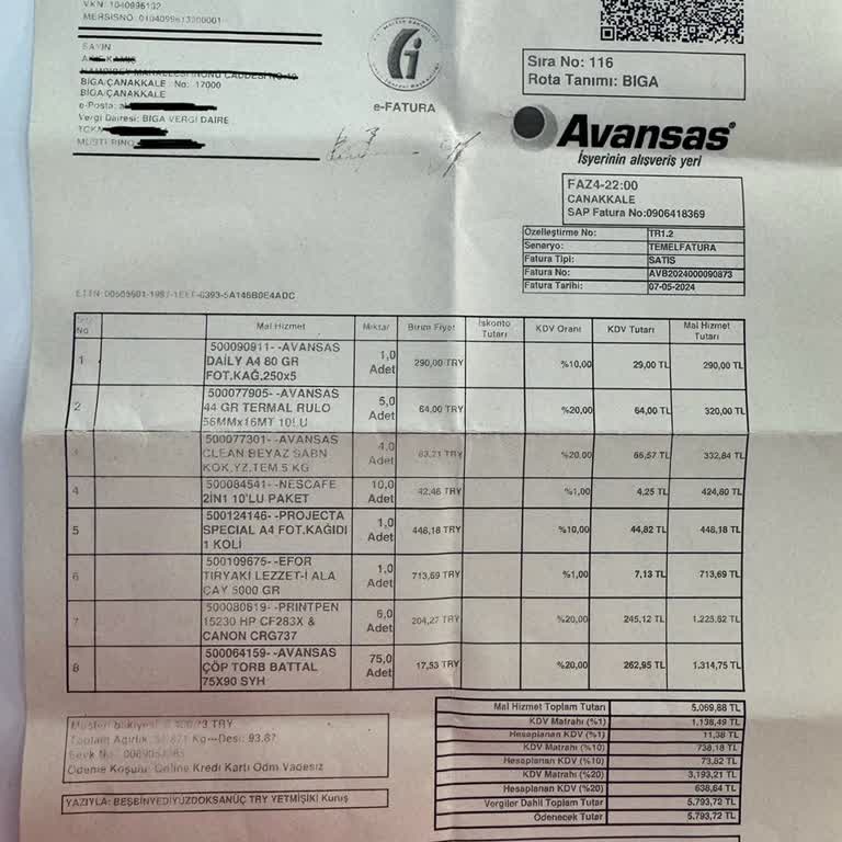 Avansas Firmasının Ürünlerinin Kusurlu Gelmesi Ve Para İadesi Sorunu