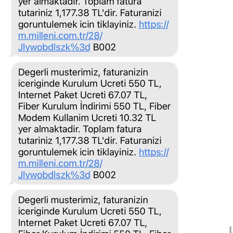 Millenicom Haksız Kazanç, Bu Nasıl Fatura?