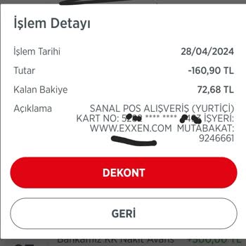 Exxen Üyeliğim Yokken Kartımdan Para Çekiyor