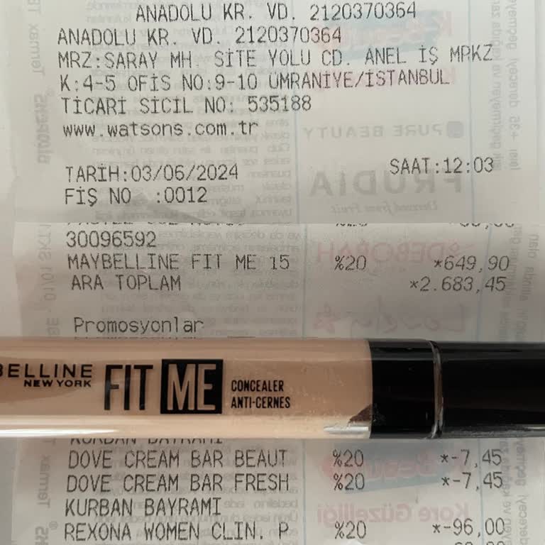 Watsons Cildimde Açık Kalan Ürün