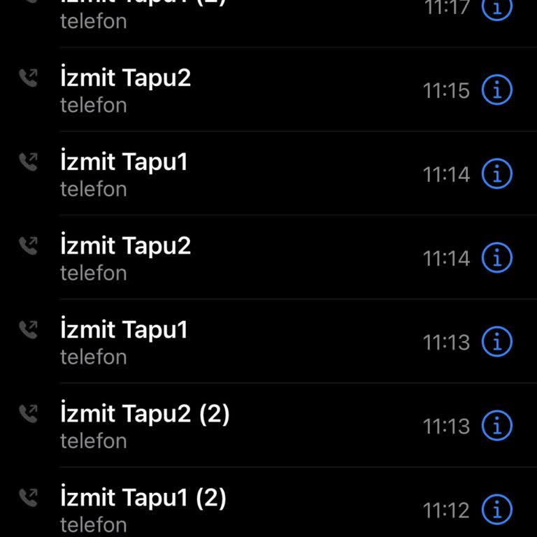Tapu ve Kadastro Genel Müdürlüğü İzmit Tapu Müdürlüğü Telefonlara Bakmıyor. Sürekli Arıyoruz Açmıyorlar