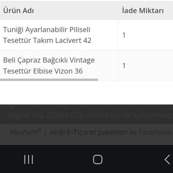 Lamia Giyim İade Parasını Ödemiyor