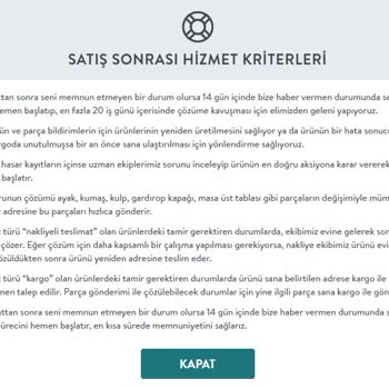 Vivense Satış Sonrası Mağduriyet Koltuk Onarımı 1 Aydır Yapılamadı.