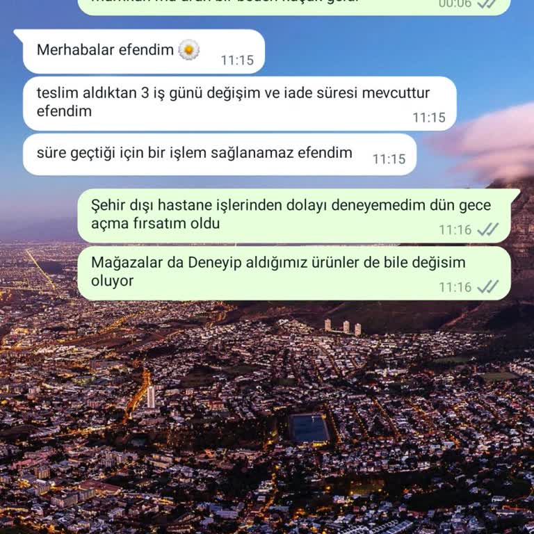 Faya Boutique Ürün Değişim Süresi İle İlgili