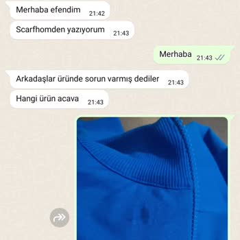 Scarf Home Aldığım Ürün Kusurlu Olmasına Rağmen Para İadesi Yapılmadı.
