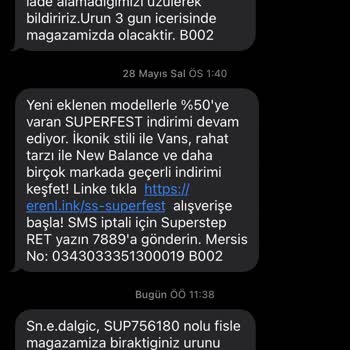 SuperStep Aynı Kusur Aynı Problem