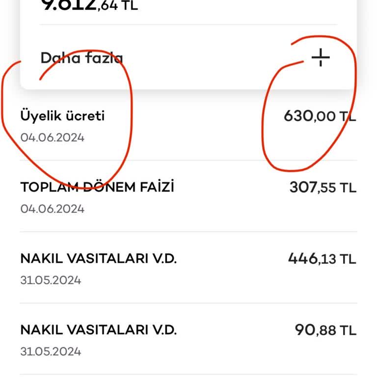 Akbank Alınan 630 TL Aidat Ücreti Verilen Hizmet Nedir