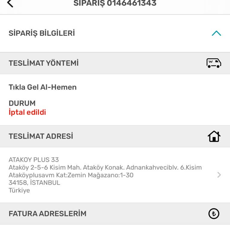 Watsons Ürünlerimi İade Etti