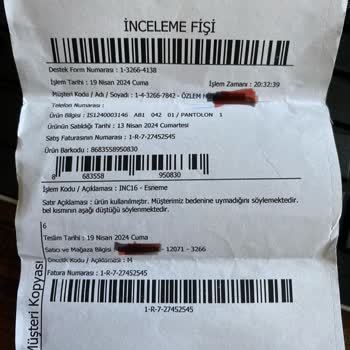 İpekyol Ücret İadesi Yapmadı