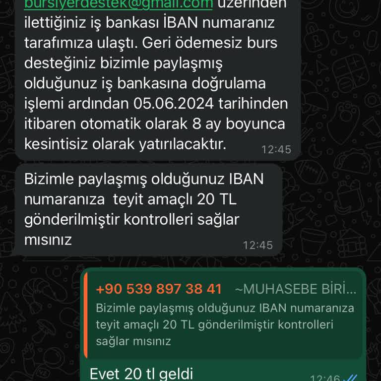Beklenmedik Tev Bursu Süreci Ve Bilgi Güvenliği Endişesi