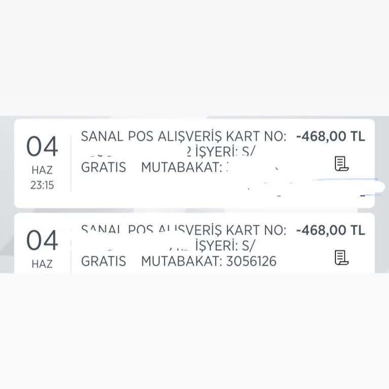 Gratis Alışverişte İki Kere Para Çekti Sipariş Yok