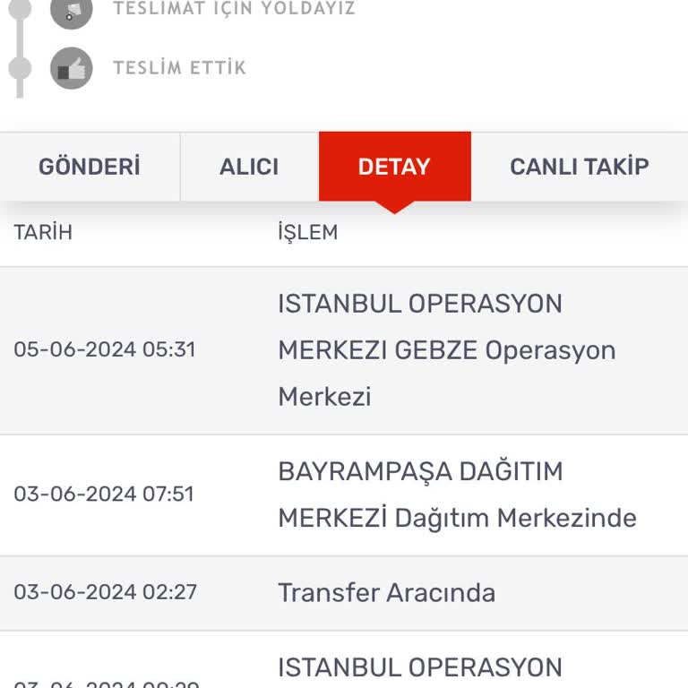 KARGOMsende Dagıtım Merkezinde Dağıtıma Çıkmadan Operasyon Merkezine Geri Gitti