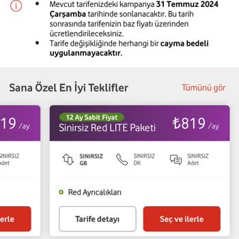 Vodafone Fiyatlarını Aşırı Bir Şekilde Artırıyor