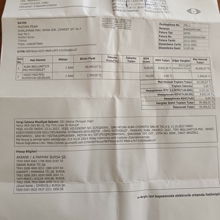 Kuba Motor Kuba Brillant Pro 125 CC