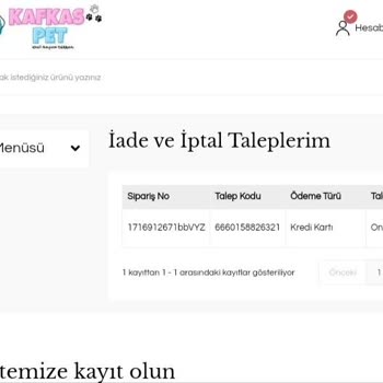 Kafkas Pet Market Kafkas Pet Shop Kaç Gündür Siparişi Teslim Alamadım