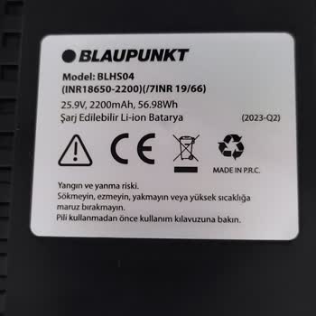 Blaupunkt A25T Dikey Süpürge (batarya Temin Edilemiyor)