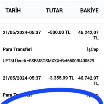 Is Bankası Para Transferi Gerçekleşmedi