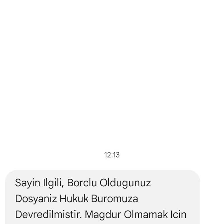 Güven Hukuk (Sms) Güven Hk Adı Altında Şahıslar Para Talep Ediyorlar