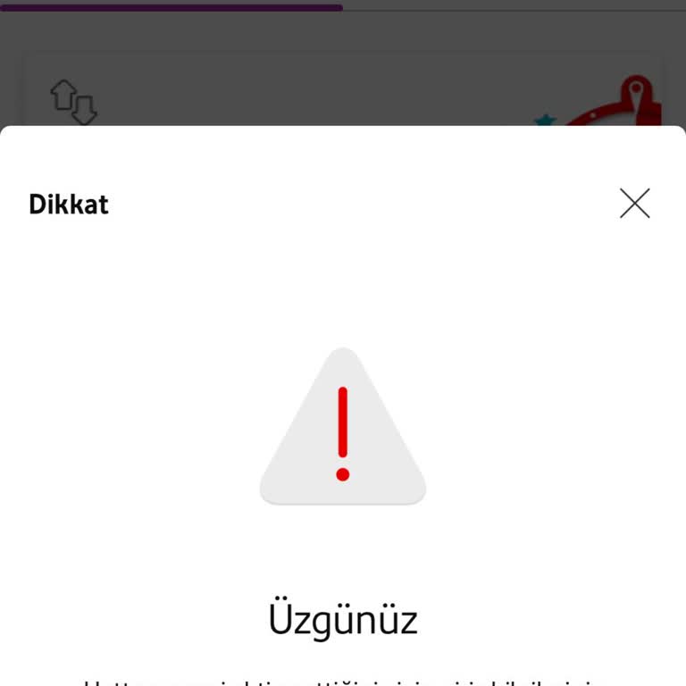 Vodafone Giriş Bilgilerinin Doğrulanma Aşaması