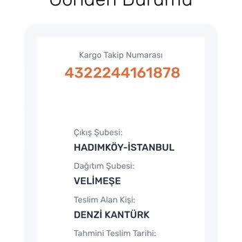 Aras Kargo Velimeşe Şubesi Kargo Teslimat Sorunu