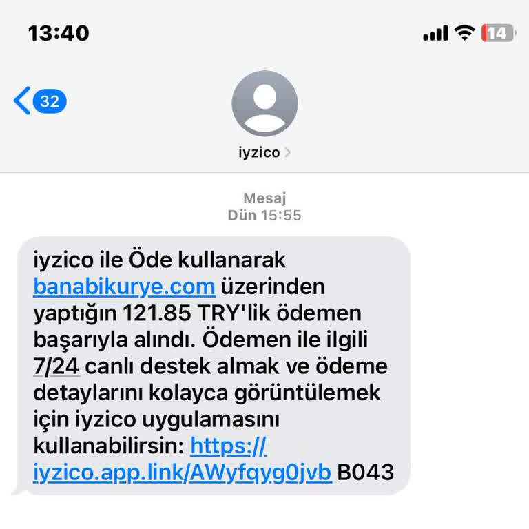 Banabikurye (bbk) İademi Yapmadı