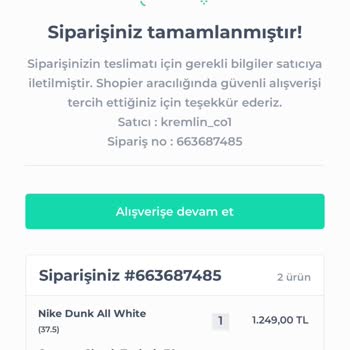 Shopier Yanlış Numara Ve İade Sorunu: Kremlin.co'dan Aldığım Ayakkabı Kabusu